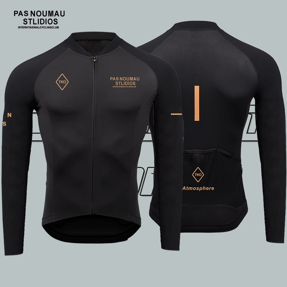 PAS春夏季防晒竞技款紧身版型骑行服薄款透气速干轻薄长袖骑行服