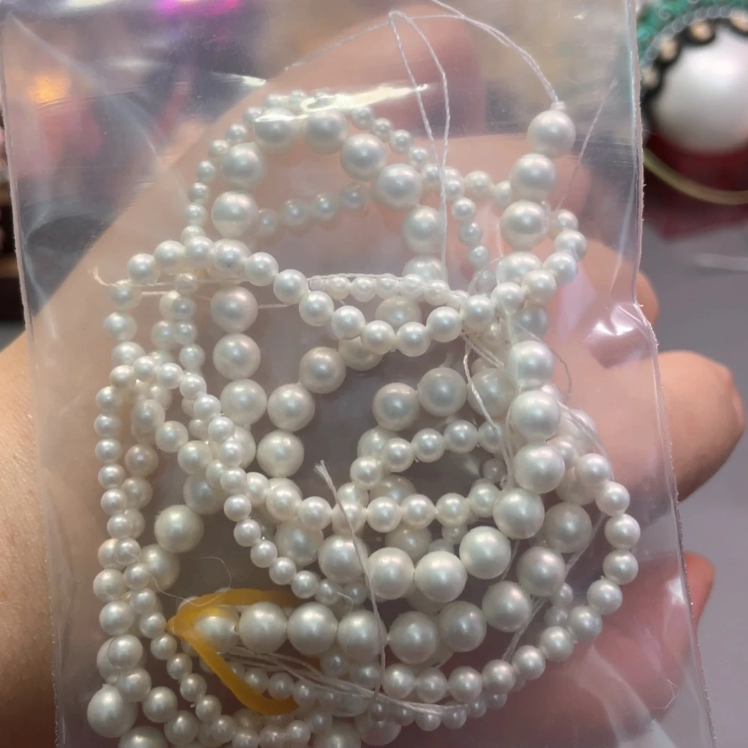 346mm贝珠刀马旦配珠3条装南洋白