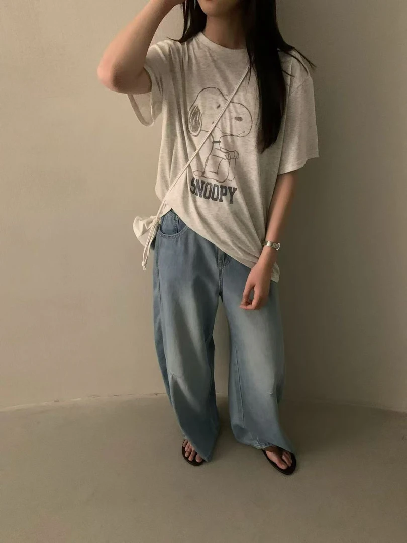 【可爱史努比】韩系减龄百搭卡通短袖3001