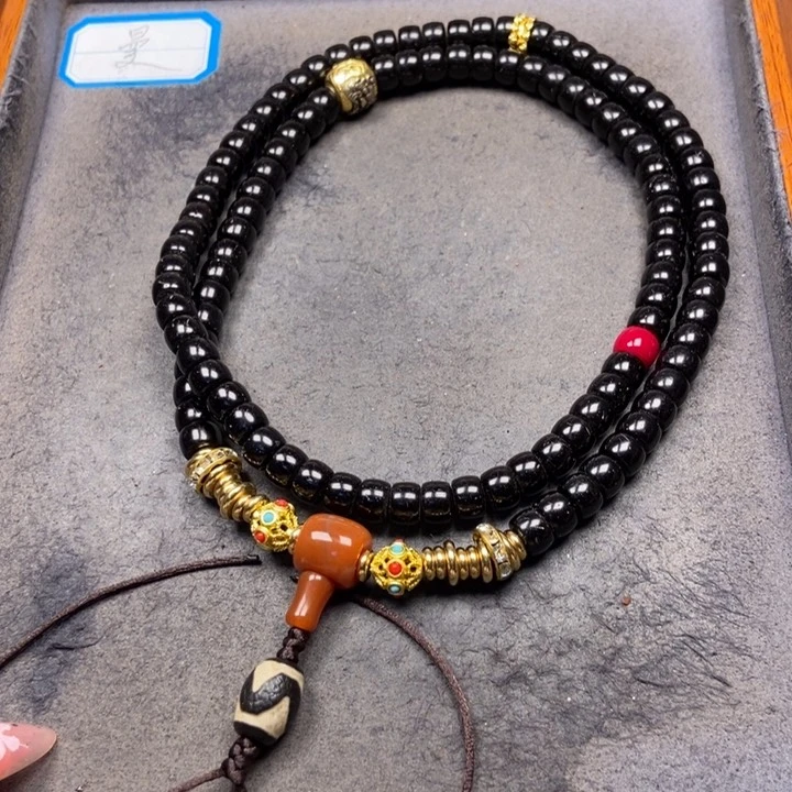 椰蒂吊坠菩提项链