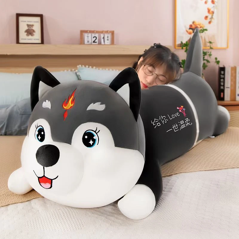 可爱趴趴狗毛绒玩具公仔女生睡觉狗狗抱枕儿童安抚娃娃生日礼物