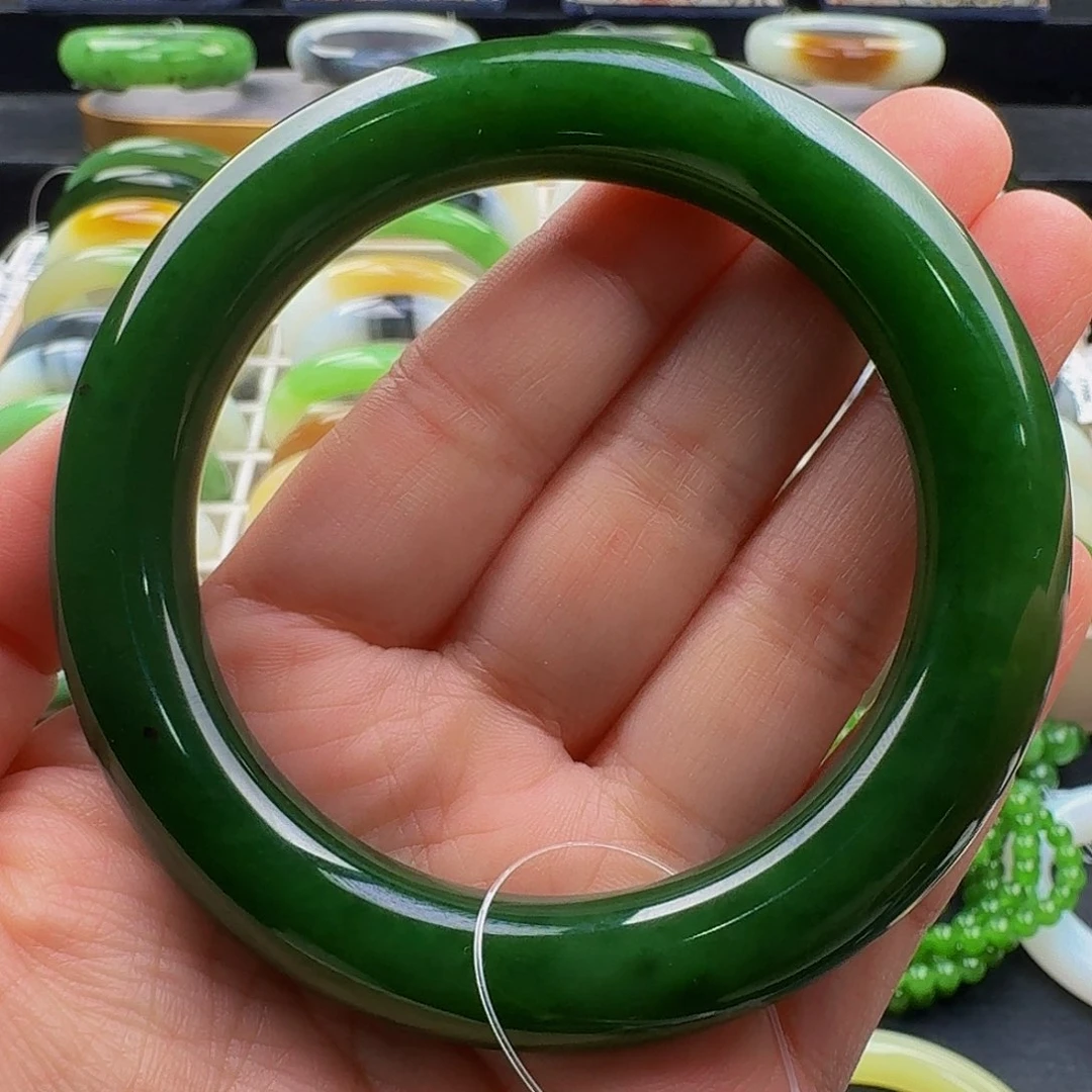 未镶嵌手镯和田玉56.1