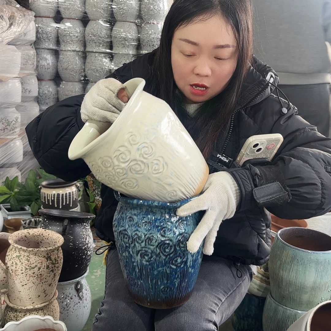 正品两个高22/18红陶