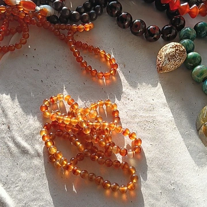 硅化珊瑚未镶嵌手链