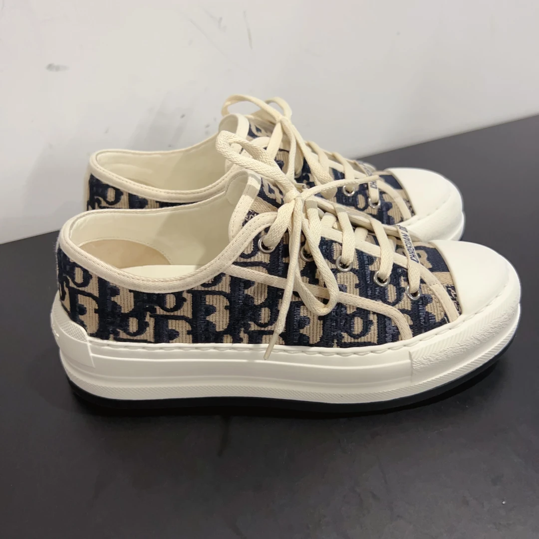 99新 DIOR/迪奥 安洁利严选/成色看直播 板鞋 尺码37.5/GSS28265