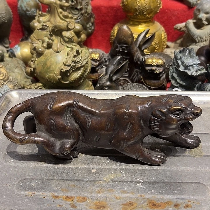 黄铜摆件，文房摆件
