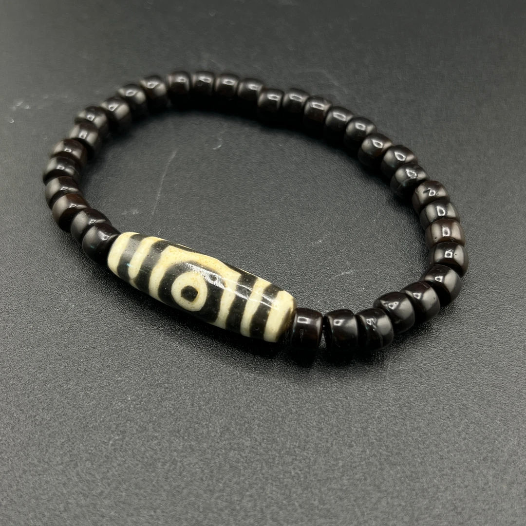 "清代 料器珠/ DL241156/ 古玩/收藏/德州文物"