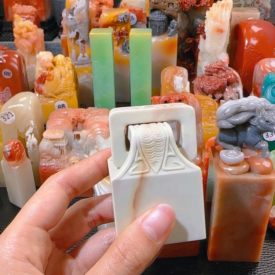 【闪购商品】寿山石印石梗**！寿山石印章