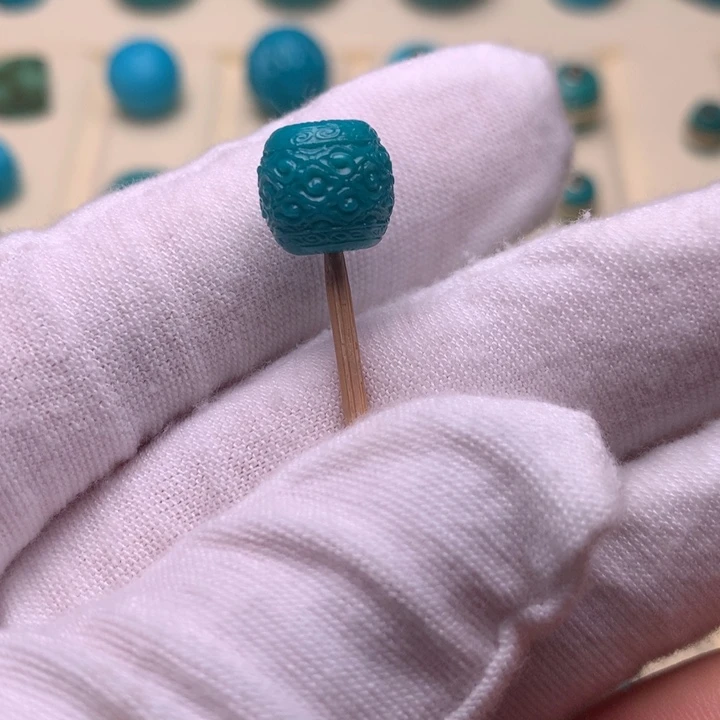 绿松石未镶嵌绿松石云纹10.1