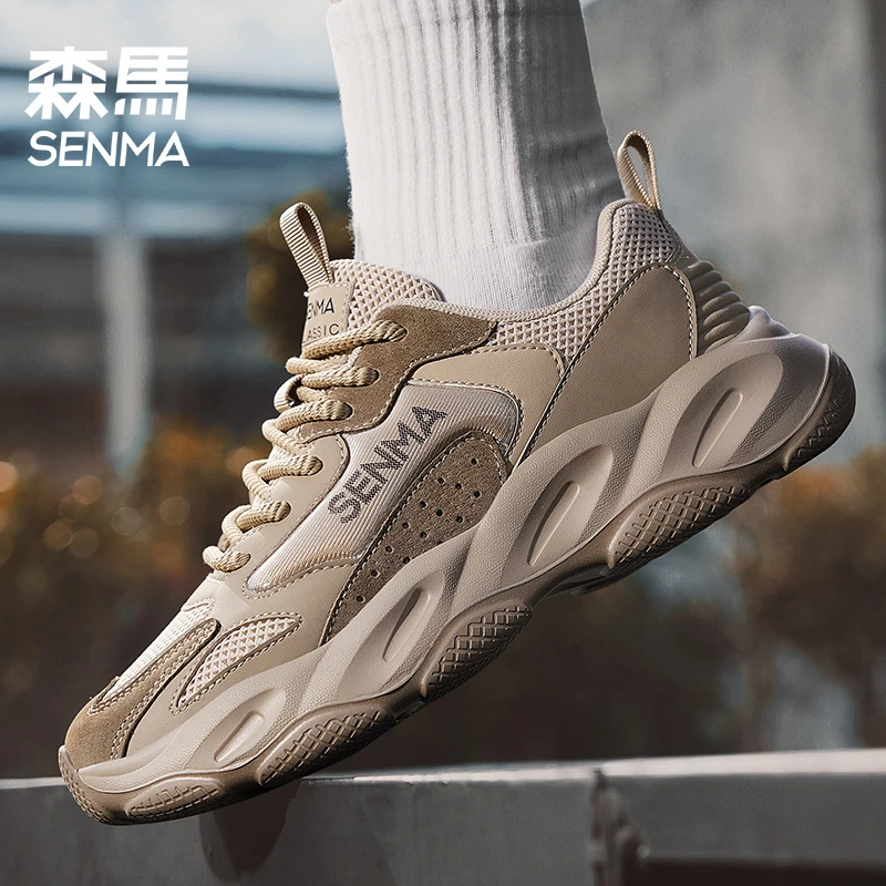 森马男鞋秋季网面透气百搭简约低帮运动鞋软底防滑轻便时尚休闲鞋