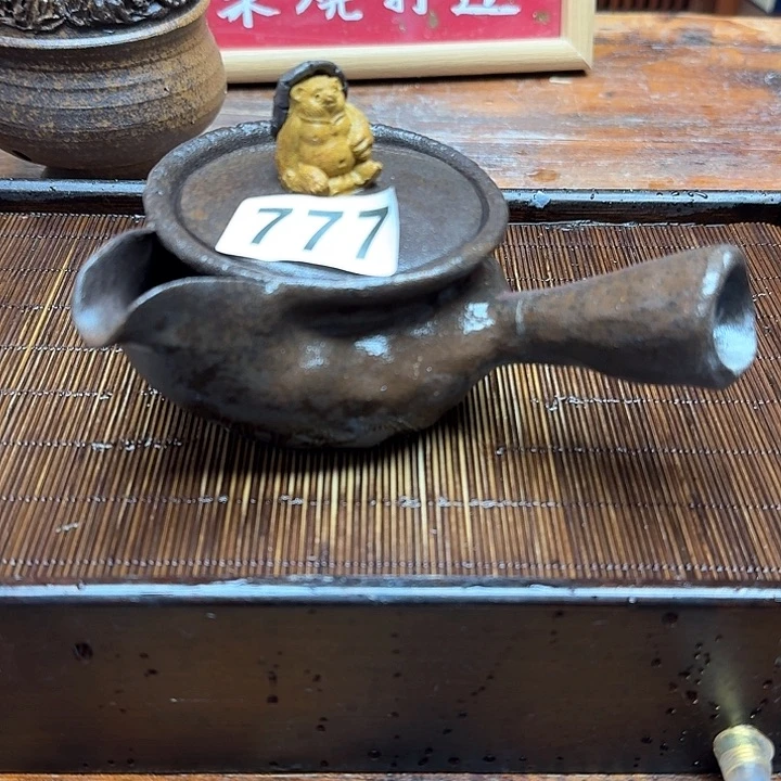 纯手工制作粗陶茶具