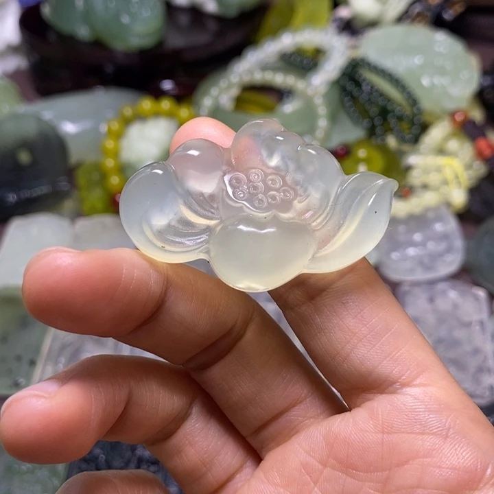 岫玉未镶嵌岫玉颈饰