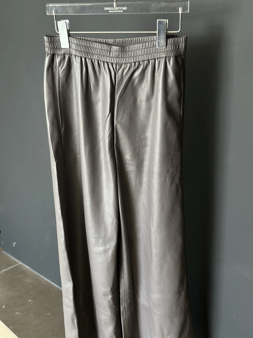 Singularity Me 7S 4341 极简风高级质感纹理阔腿皮裤