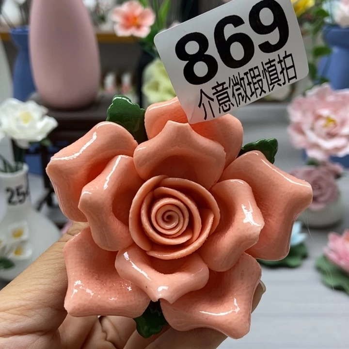 陶瓷手工制作陶瓷花