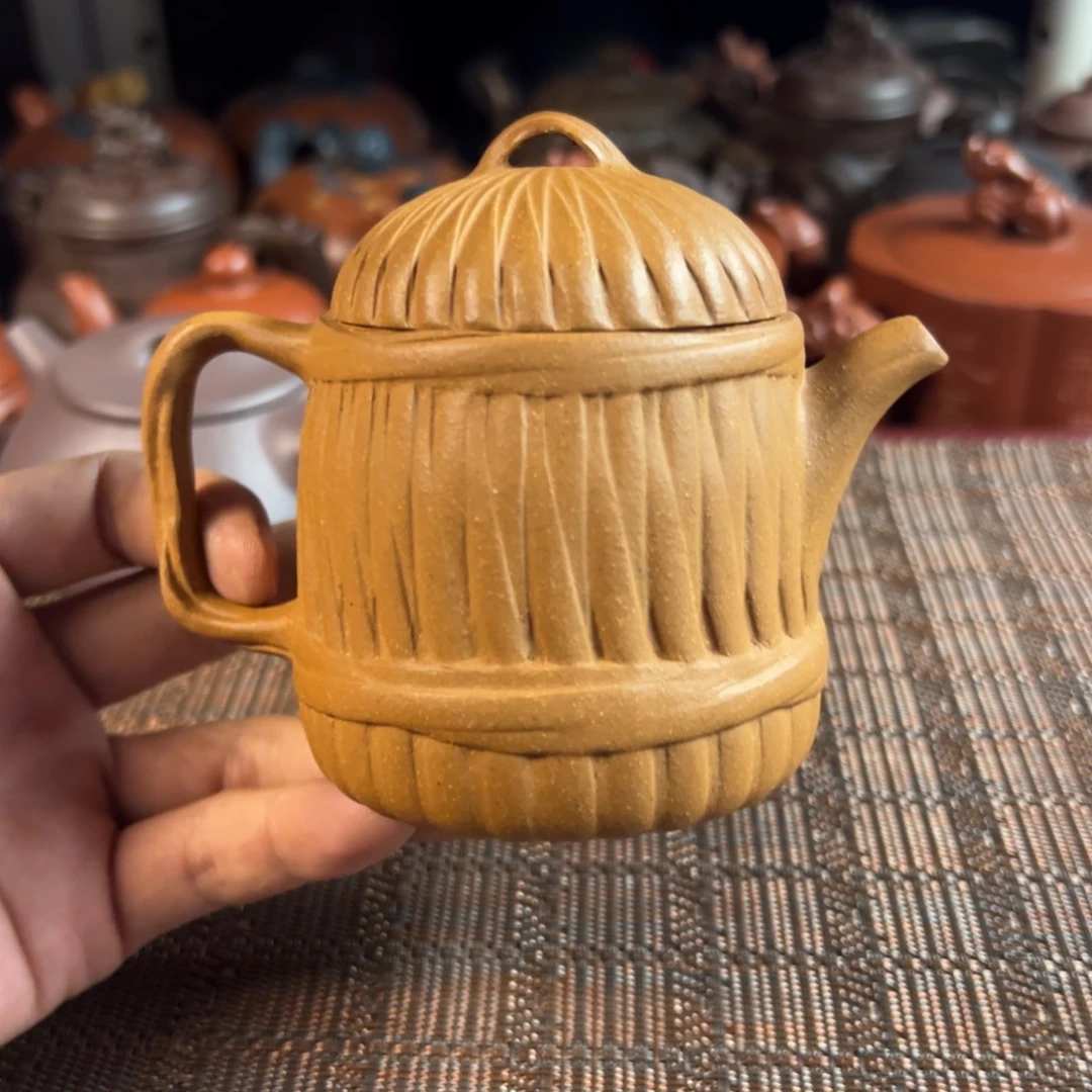 紫砂茶壶宜兴原矿紫砂壶190毫升容量