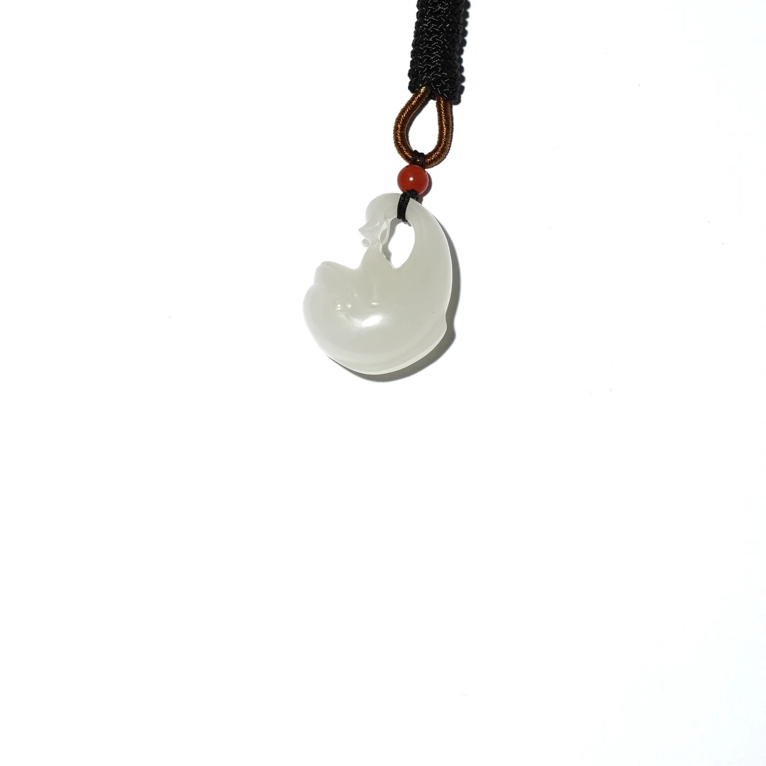 【杨姐说珠宝】E026-白玉海豚 1650