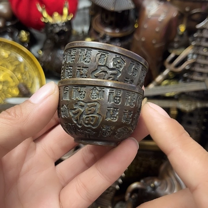 顺顺利利，铜器摆件