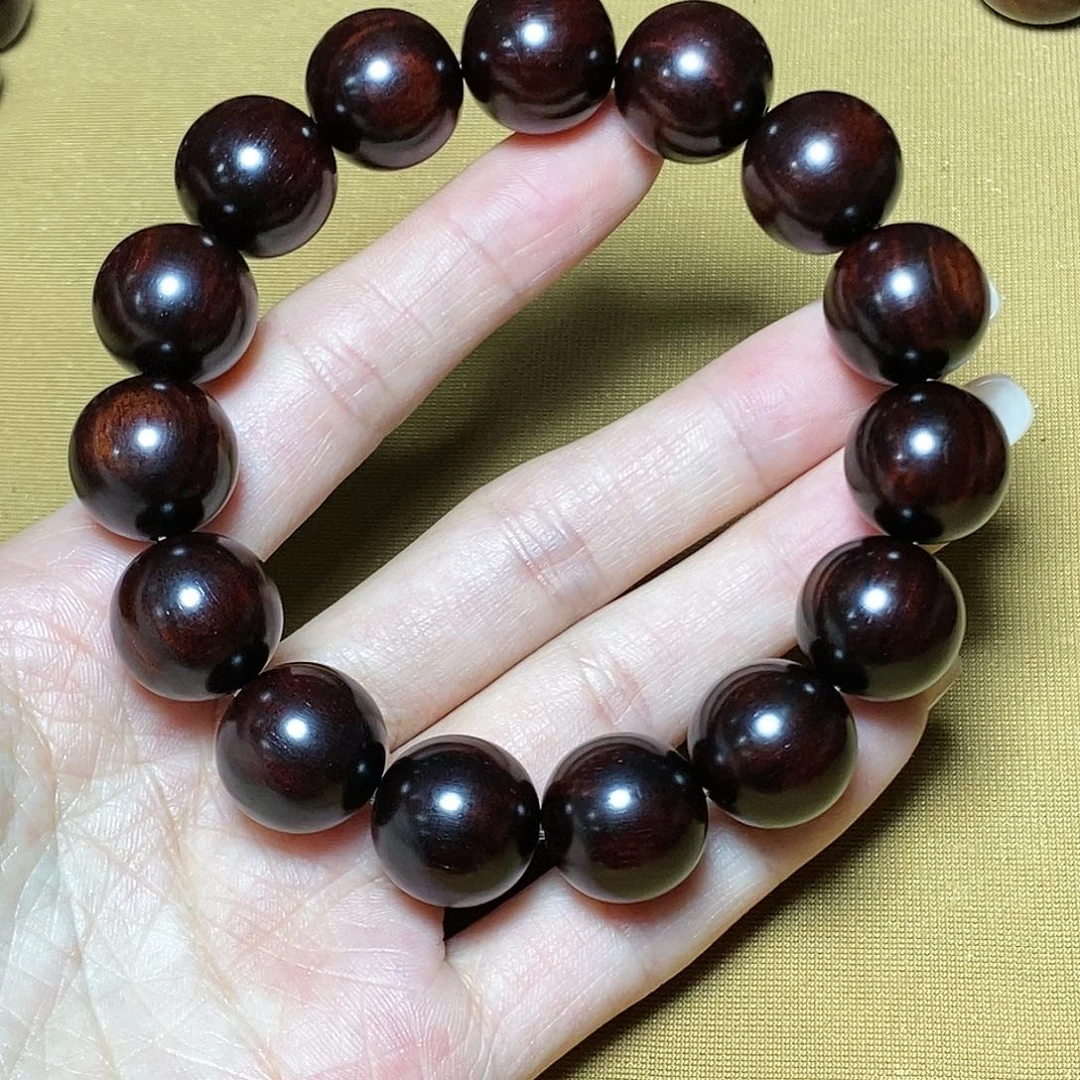 檀香紫檀（小叶紫檀）深**树1.5 麟底圆珠