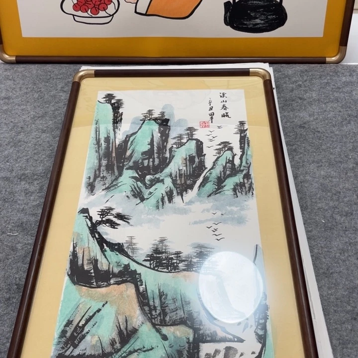 国画手绘禅意画一物一拍