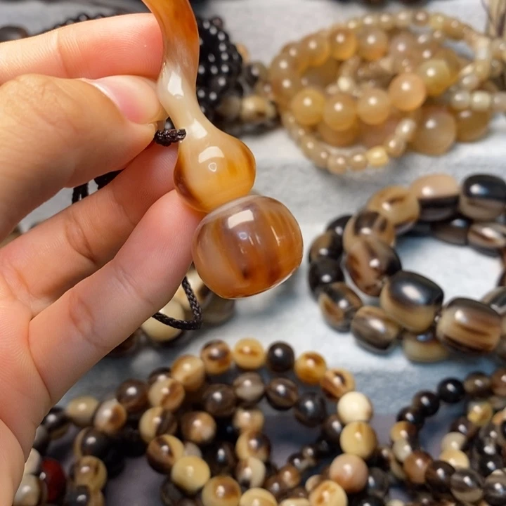 贝壳手串/手链牦牛角葫芦吊坠