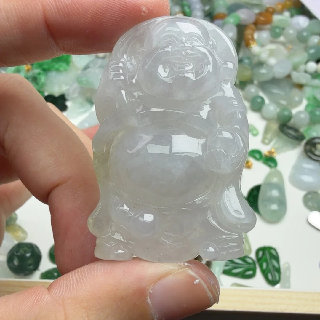 翡翠未镶嵌颈饰72