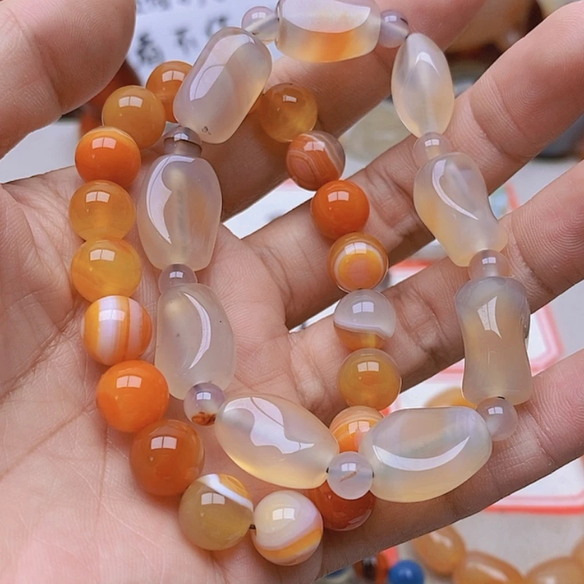 【闪购商品】未镶嵌玛瑙/玉髓珠宝半成品曼**华