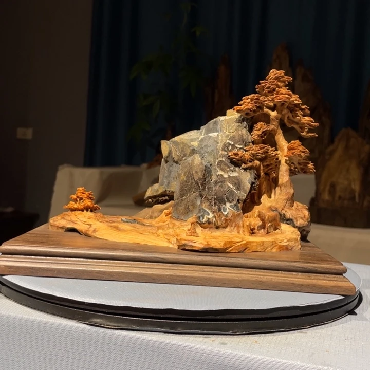 柏木（崖柏）赵****i意境摆件工艺品