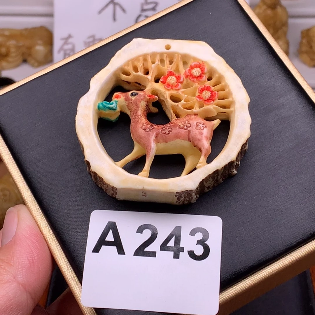 鹿骨摆件天天都在盘