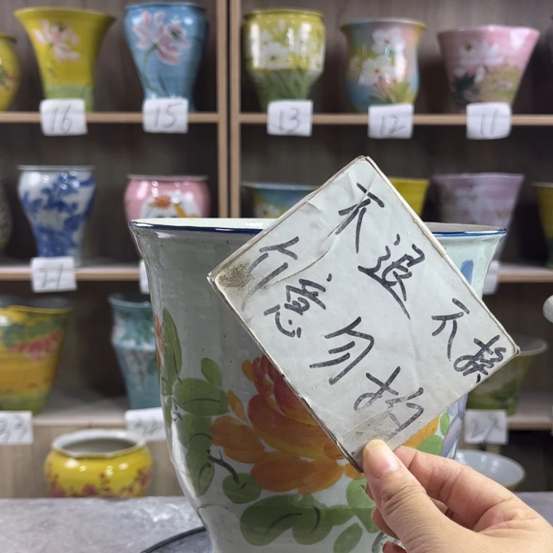 景德镇陶瓷花盆花盆