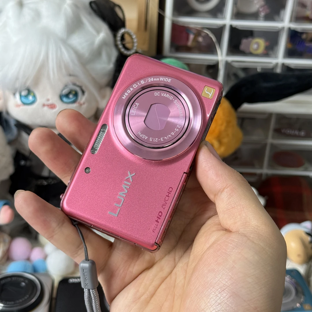 9新 Panasonic/松下 松下fx80樱花粉色彩感好1400万像素 带配件