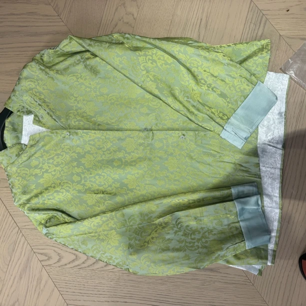 535#重工国服百万针刺富贵刺绣新中式百搭宽松马甲
