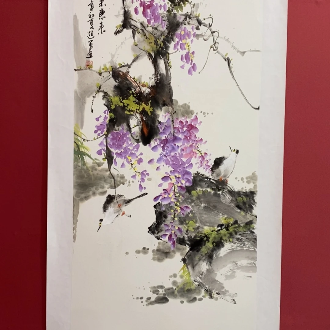 国画文进军三尺精品佳作