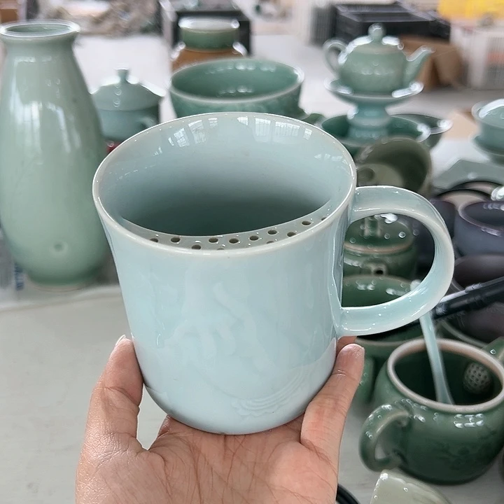 小米茶器龙泉青瓷