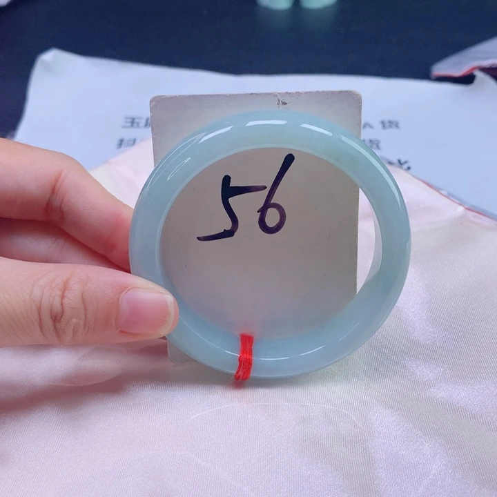 翡翠未镶嵌手镯葡萄肉53525352