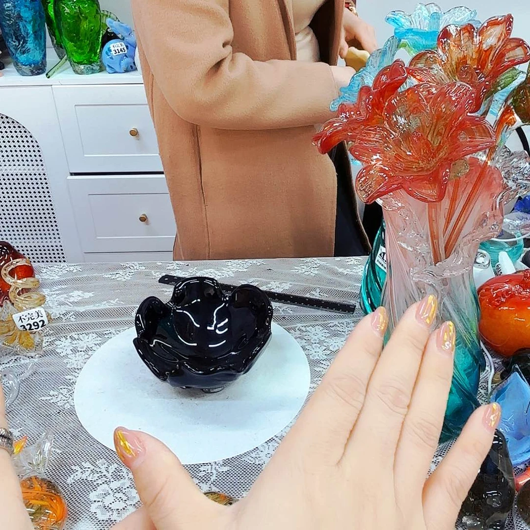 琉璃花瓶花器艺术品不完美