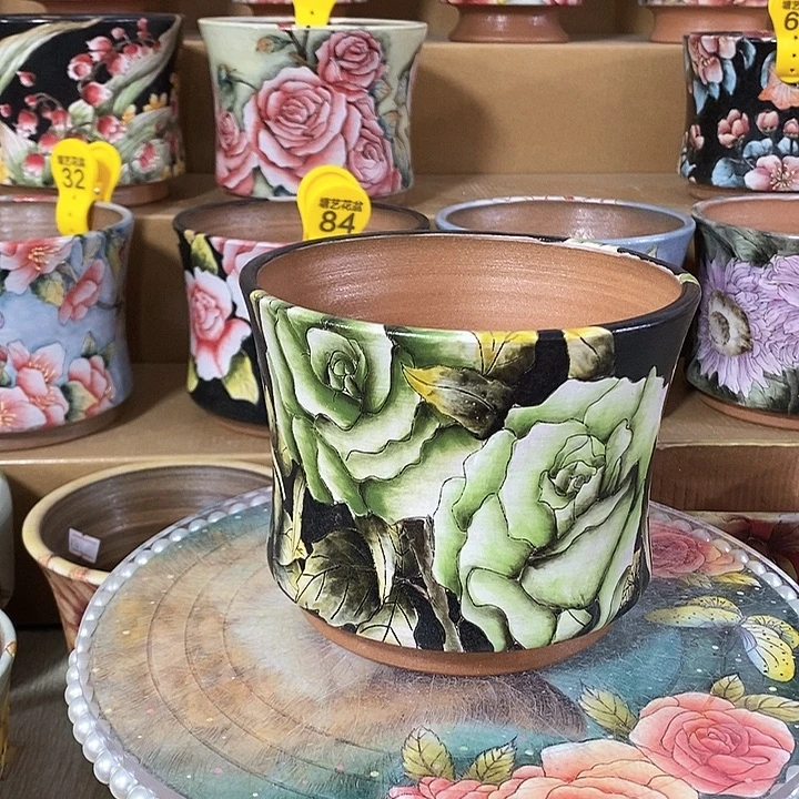 景德镇精品瑶晨美盆13.5/11.5