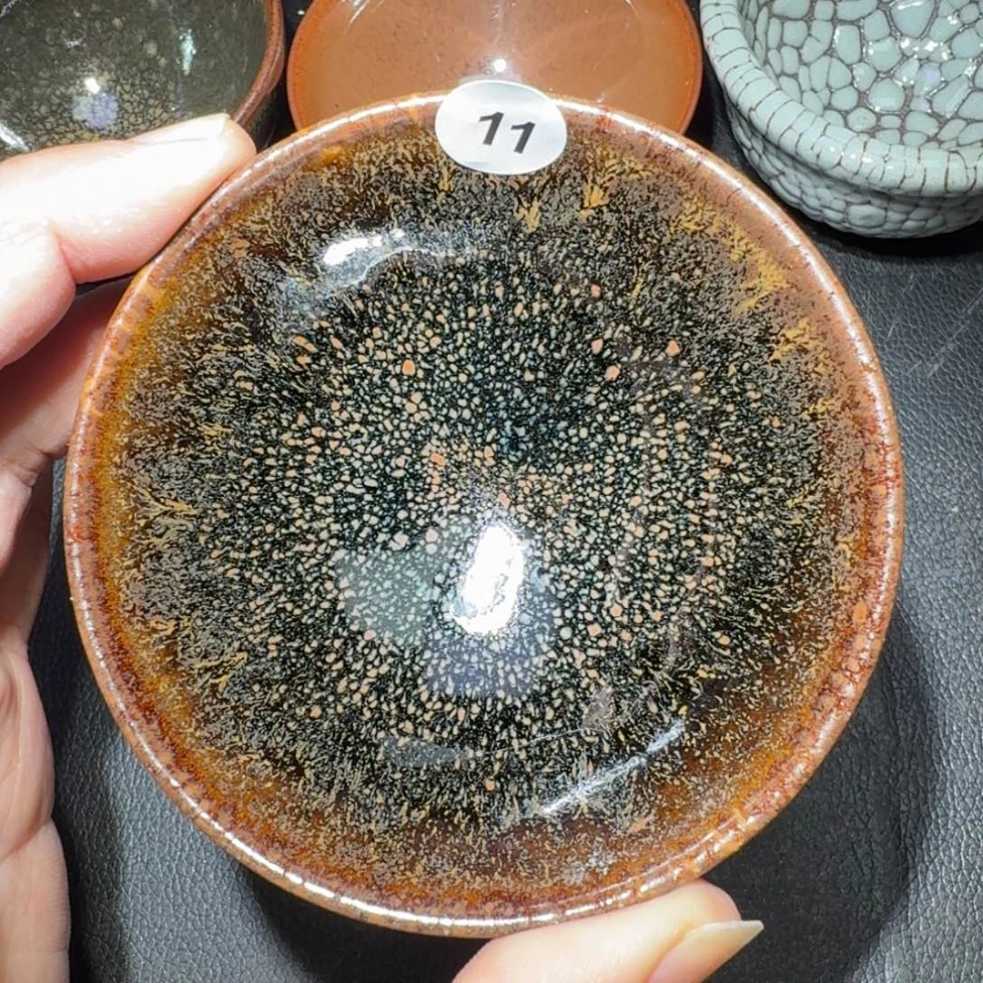 摆件古时茶器建窑建盏11