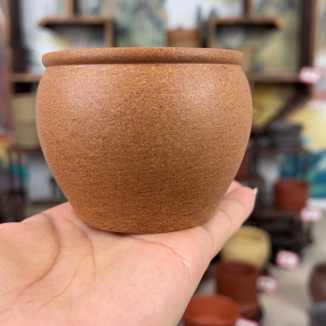 紫砂茶杯拙器甄选，纯原本矿。