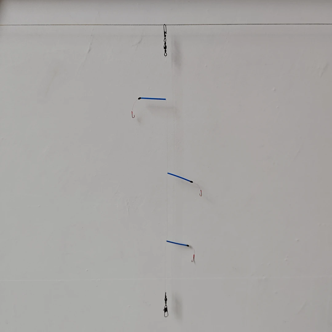 可以更换子线的串钩八字环，袖5鱼钩
