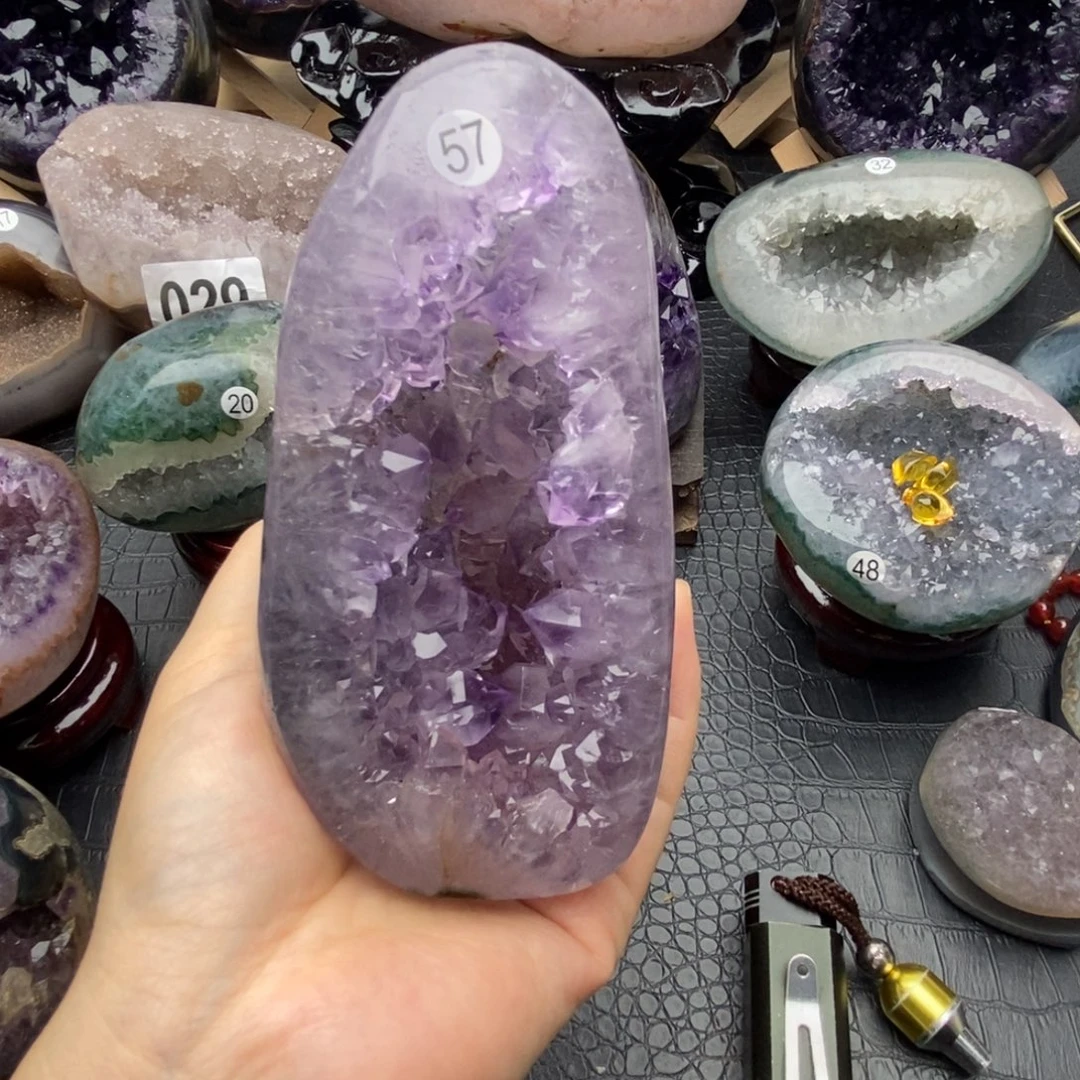 紫晶大型摆件（非配饰）未镶嵌