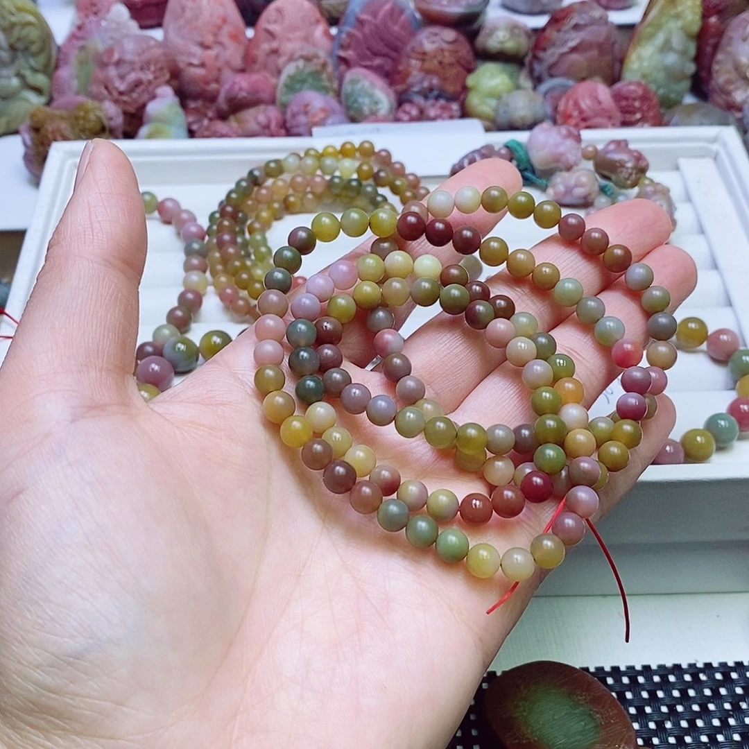 玛瑙/玉髓盐源玛瑙手链未镶嵌