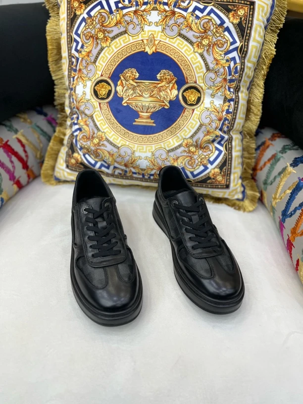 SH轻奢时尚高端男士商务方格平底休闲鞋8231