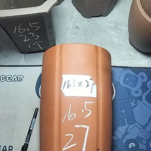 红泥抽角一个六方