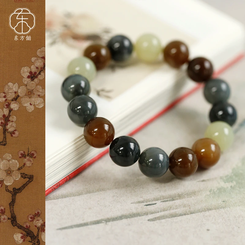东方俪DOFUNLY【楼兰】和田玉多宝彩色手串多样性发货WYSC霁月