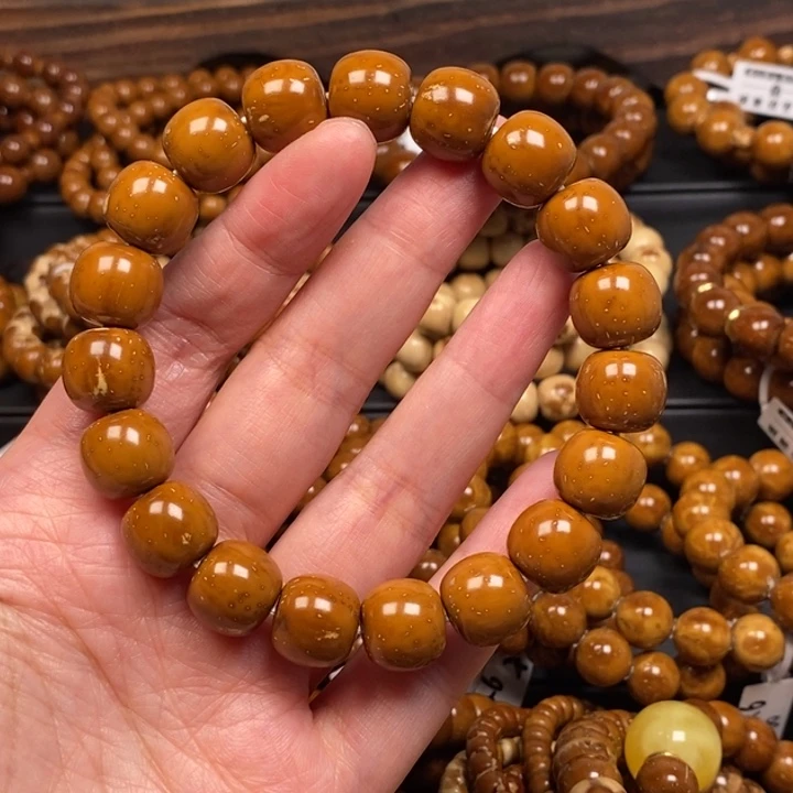 道***心紫金鼠手串实心花皮老型尺寸13