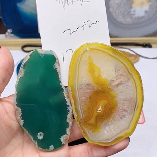 玛瑙/玉髓颈饰足银镀金镶嵌微***天