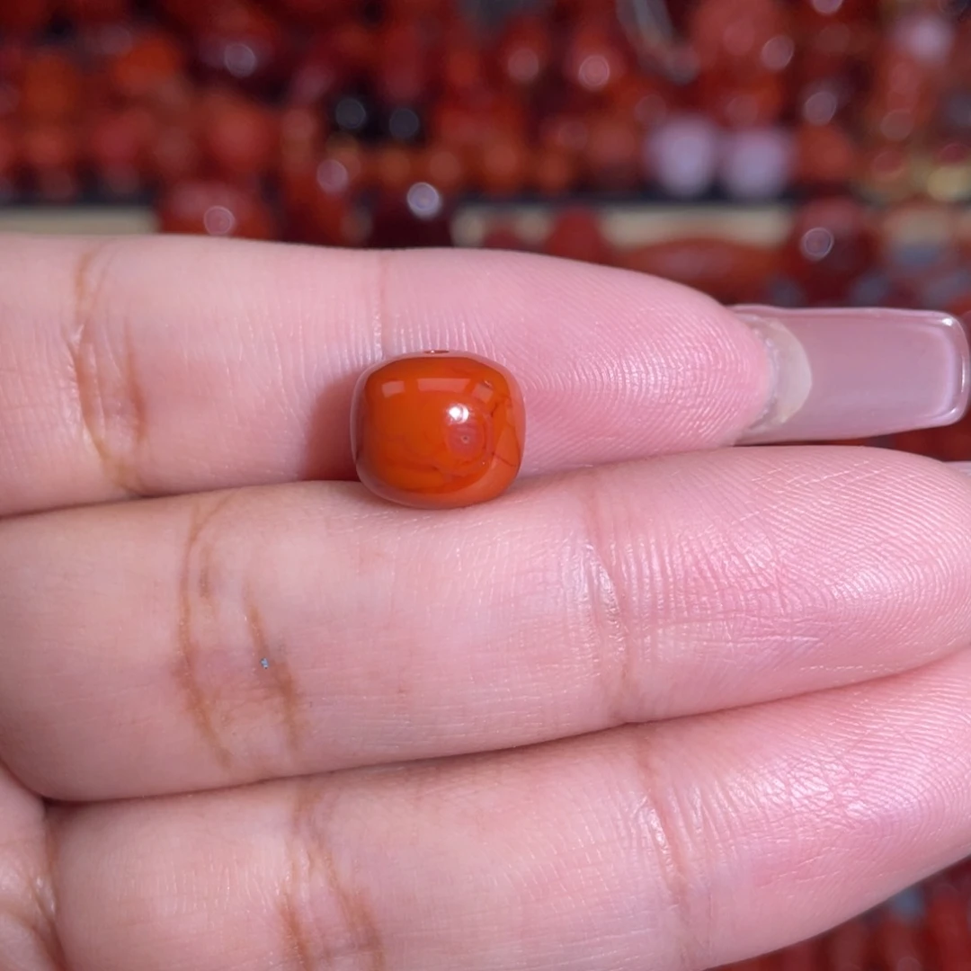 南红玛瑙未镶嵌瓦西老型卡10.6×9