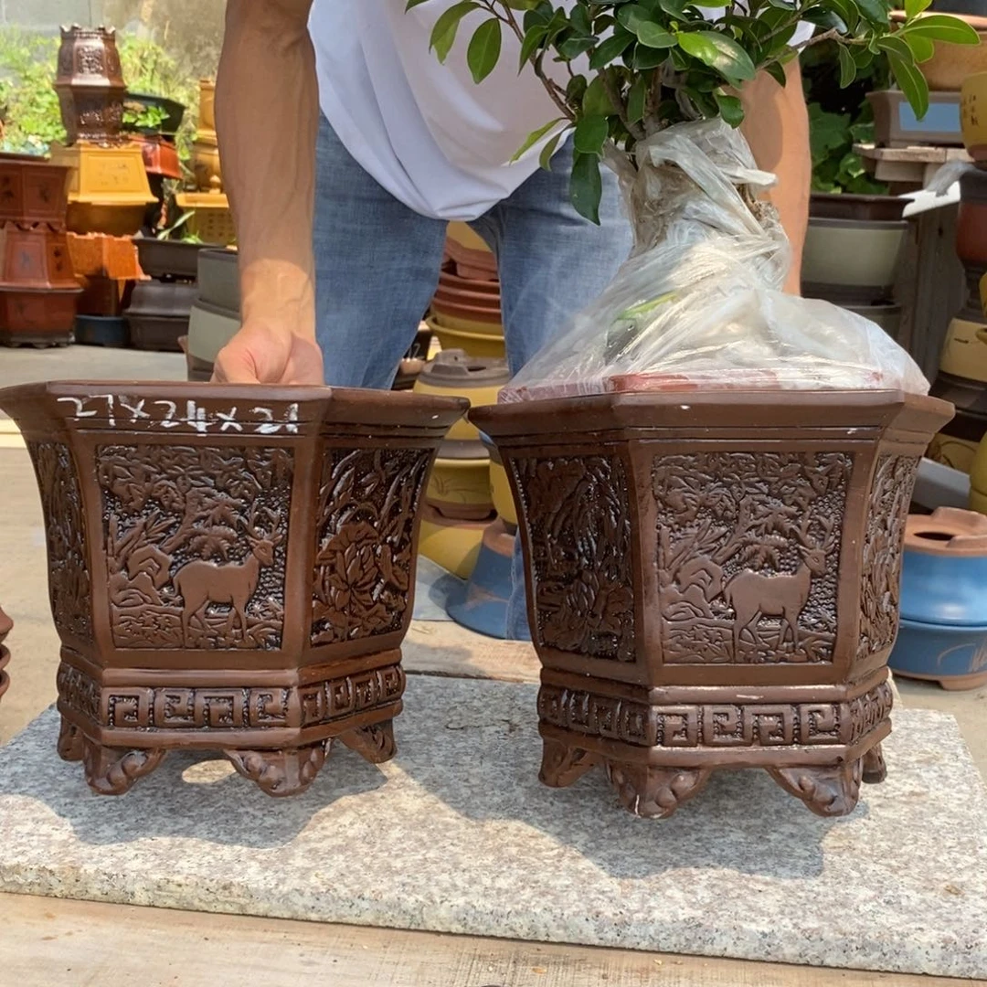 紫砂花盆紫砂壶的时候我