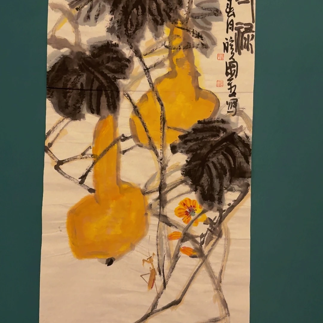 国画单老师作品画作画作