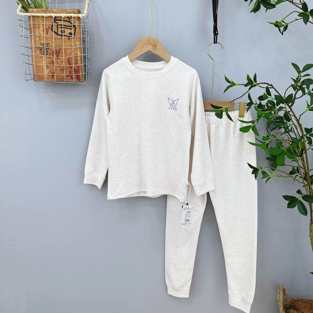 24404高端专享冬季家居服套装库洛米白紫